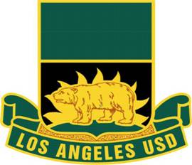Arms of Belmount High School Junior Reserve Officer Training Corps, Los Angeles Unified School District, US Army