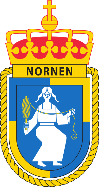 Coat of arms (crest) of the Coast Guard Vessel KV Nornen, Norwegian Navy