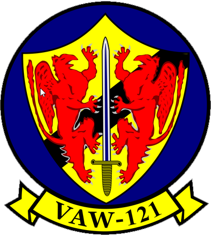 File:Carrier Airborne Early Warning Squadron (VAW) - 121 Bluetails, US Navy.png
