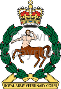 Coat of arms (crest) of the Royal Army Veterinary Corps, British Army