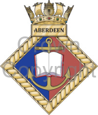 Coat of arms (crest) of the Aberdeen University Royal Naval Unit, United Kingdom