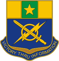 Arms of 302nd Information Operations Battalion, US Army