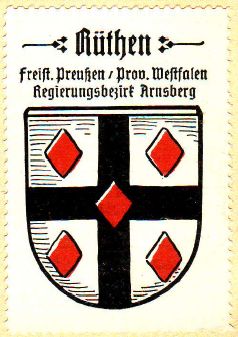 Wappen von Rüthen