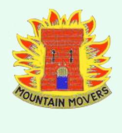 Coat of arms (crest) of 589th Engineer Battalion, US Army
