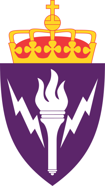 Coat of arms (crest) of the Cyber Defence Weapons School, Norway