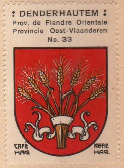 Wapen van/Blason de Denderhoutem