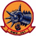 Coat of arms (crest) of the HMH-461 Iron Horse, USMC