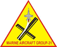 Coat of arms (crest) of the Marine Aircraft Group 31, USMC