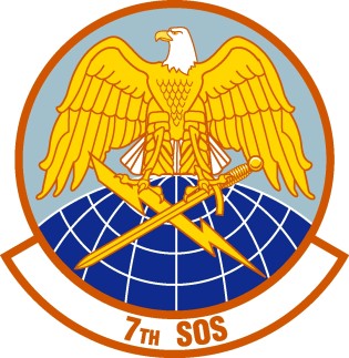 Coat of arms (crest) of the 7th Special Operations Squadron, US Air Force