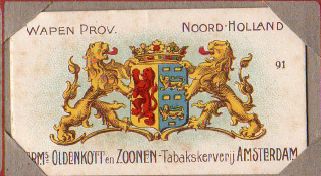 Wapen van Noord Holland/Coat of arms (crest) of Noord Holland