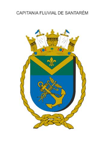 Coat of arms (crest) of the River Captain of Santarém, Brazilian Navy