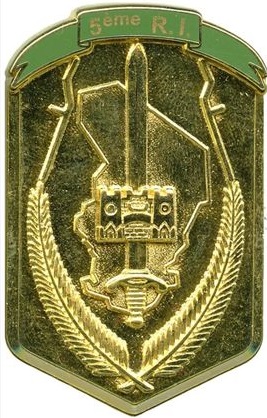 Coat of arms (crest) of the 5th Infantry Regiment, Chadian Army