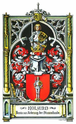 Arms of Der Roland, Verein zur Förderung der Stamm-, Wappen- und Siegelkunde