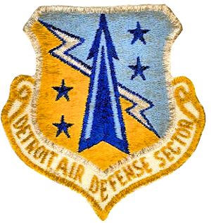 Coat of arms (crest) of the Detroit Air Defense Sector, US Air Force