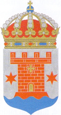 Coat of arms (crest) of the HMS Kalmar, Swedish Navy