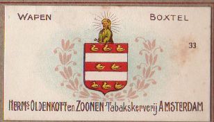 Wapen van Boxtel/Coat of arms (crest) of Boxtel