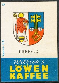 Wappen von Krefeld/Coat of arms (crest) of Krefeld