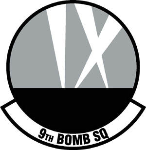 Coat of arms (crest) of the 9th Bombardment Squadron, US Air Force
