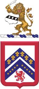 Coat of arms (crest) of 103rd Engineer Battalion, Pennsylvania Army National Guard