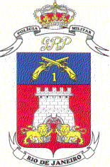 Coat of arms (crest) of 1st Military Police Battalion, Rio de Janeiro