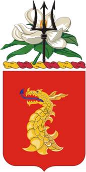 Coat of arms (crest) of 114th Field Artillery Regiment, Mississippi Army National Guard