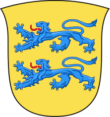 Coat of arms (crest) of the Home Guard District South Jutland and Schleswig, Denmark