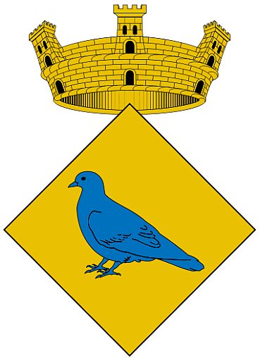 Escudo de Santa Coloma de Cervelló/Arms (crest) of Santa Coloma de Cervelló