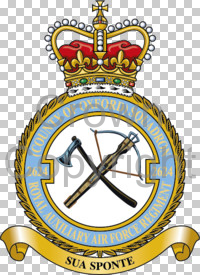 Coat of arms (crest) of the No 2624 (County of Oxford) Squadron, Royal Auxiliary Air Force Regiment