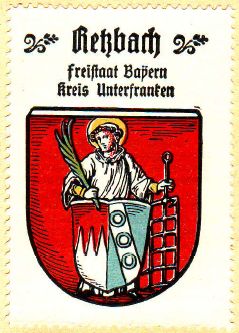 Wappen von Retzbach/Coat of arms (crest) of Retzbach