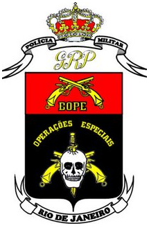 Coat of arms (crest) of Special Operations Battalion, Rio de Janeiro Military Police