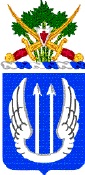 Coat of arms (crest) of the 11th Aviation Regiment, US Army
