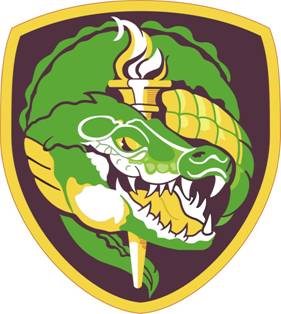 Arms of Baker High School (Columbus) Junior Reserve Officer Training Corps, US Army