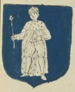 Coat of arms (crest) of Drapiers, Haberdashers, Spice traders and Chemists in Loudun