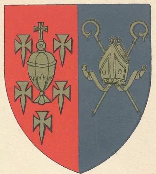 Arms of Diocese of Ossory, Ferns and Leighlin