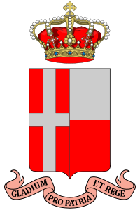 Coat of arms (crest) of 16th Cavalry Regiment Cavalleggeri di Lucca, Italian Army
