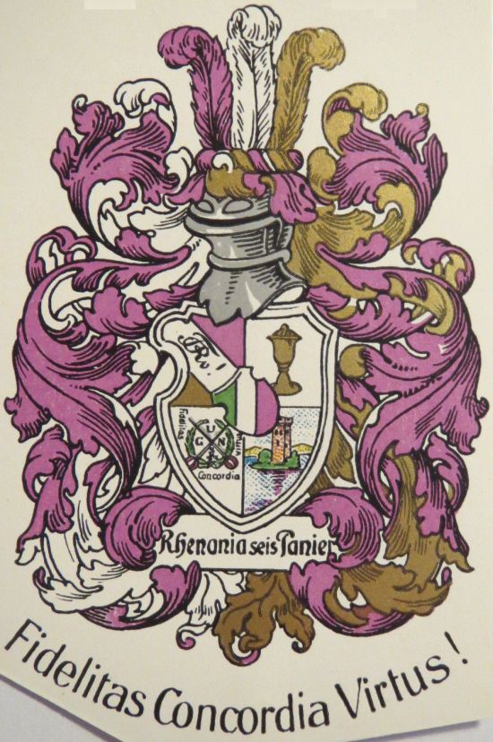 Coat of arms (crest) of Corps Rhenania zu Darmstadt