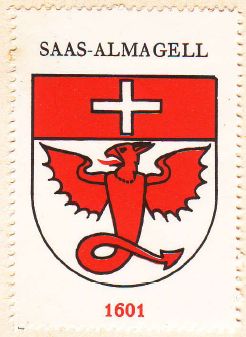 Wappen von/Blason de Saas-Almagell