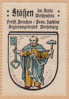 Wappen von Stössen/Coat of arms (crest) of Stössen
