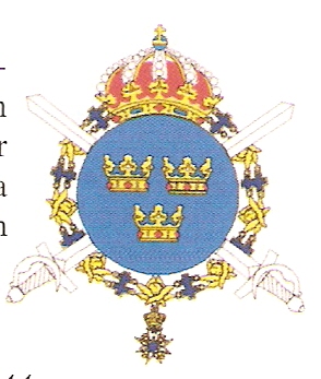 Coat of arms (crest) of 1st Cavalry Regiment Life Guards Dragoons, Swedish Army