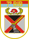 Coat of arms (crest) of the 7th Armoured Infantry Battalion, Brazilian Army