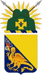 Coat of arms (crest) of 84th Chemical Battalion, US Army