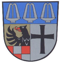 Wappen von Bad Kissingen (kreis)/Arms (crest) of Bad Kissingen (kreis)