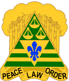 Coat of arms (crest) of 260th Military Police Command, District of Columbia Army National Guard