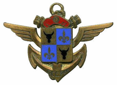 Coat of arms (crest) of the Group of Colonial Commando-Parachutists of Madagascar, French Army