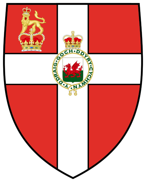 Coat of arms (crest) of Venerable Order of the Hospital of St John of Jerusalem Priory of Wales