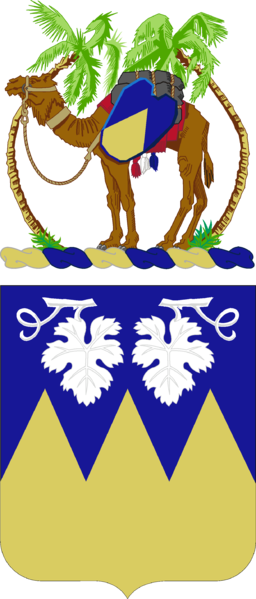 Coat of arms (crest) of 13th Support Battalion, US Army