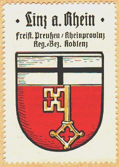 Wappen von Linz am Rhein/Coat of arms (crest) of Linz am Rhein