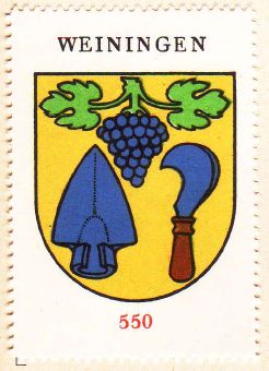 Wappen von/Blason de Weiningen (Zürich)
