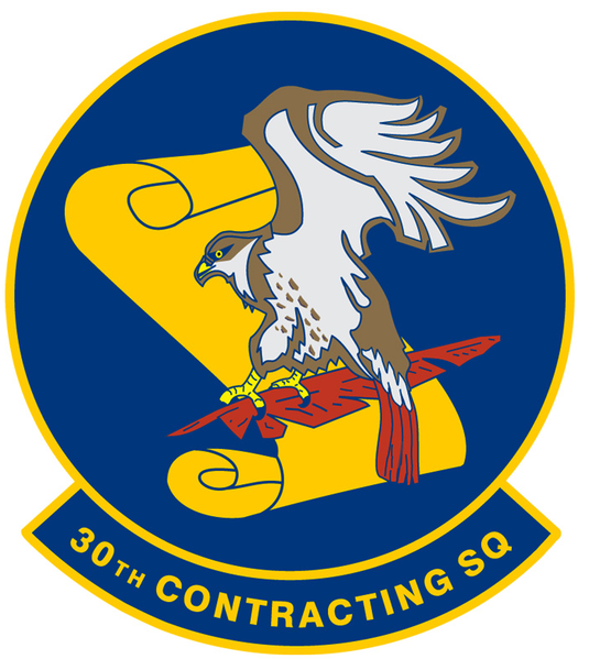 File:30th Contracting Squadron, US Air Force.png