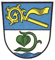 Wappen von Unterhaching / Arms of Unterhaching